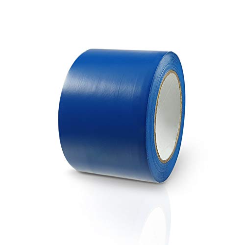 Betriebsausstattung24® Bodenmarkierungsband | Markierungsband für den Innen- & Außenbereich | Selbstklebend | PVC | Farbe: blau | BxL: 7,5 cm x 33,0 m von Betriebsausstattung24