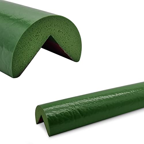 Betriebsausstattung24 Eckschutzprofil Typ A - Länge: 1,0 m - Material: hochflexiblem Polyurethan-Schaum - Selbstklebend - Farbe: grün - Kantenschutz von Betriebsausstattung24