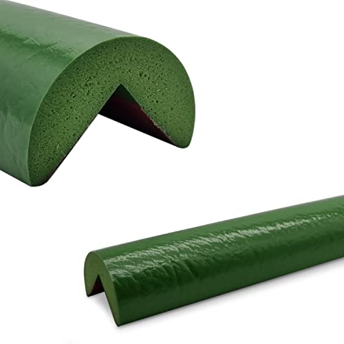 Betriebsausstattung24® Eckschutzprofil Typ A | Länge: 1,0 m | Material: hochflexiblem Polyurethan-Schaum | Selbstklebend | Farbe: grün | Kantenschutz von Betriebsausstattung24