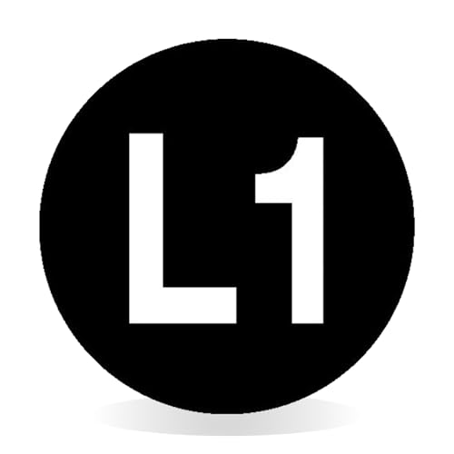 Betriebsausstattung24 Etikett "L1" - Kennzeichnung elektrischer Leiter - Außenleiter 1-28 Nutzen auf Bogen - PVC-Folie, selbstklebend - 2,0 cm Ø von Betriebsausstattung24