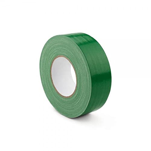 Betriebsausstattung24® Gewebeband | Duct-Tape | BxL: 2,5 cm x 50 m | Material: PE-beschichtetes Gewebe | Farbe: grün | Zum Verbinden, Befestigen, Bündeln, Reparieren oder Abdichten von Betriebsausstattung24