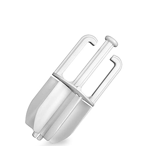 Leitkegel Adapter - Kettenhaken zum Aufstecken auf Verkehrsleitkegel - Personenleitsysteme - Verkehrspylonen Adapter - Kettenabsperrsystem - weiß - Kunststoff von wolk