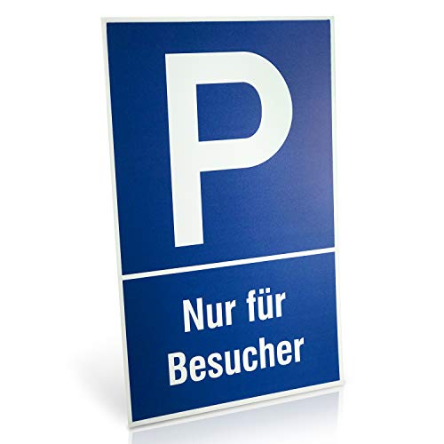 Betriebsausstattung24® Parkplatzschild aus Kunststoff | P - Symbol | für Ihren Parkplatz | Maße 25,0 x 40,0 cm (25,0 x 40,0 cm, P - Zum Selbstbeschriften) von Betriebsausstattung24