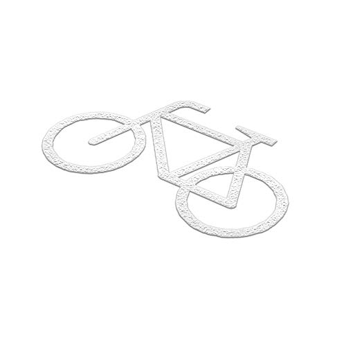 Betriebsausstattung24 Thermoplastische Bodenmarkierung Fahrrad Symbol - Markierungssymbole - Zur Kennzeichnung von Verkehrswegen - Sonderzeichen - Thermoplastik von Betriebsausstattung24