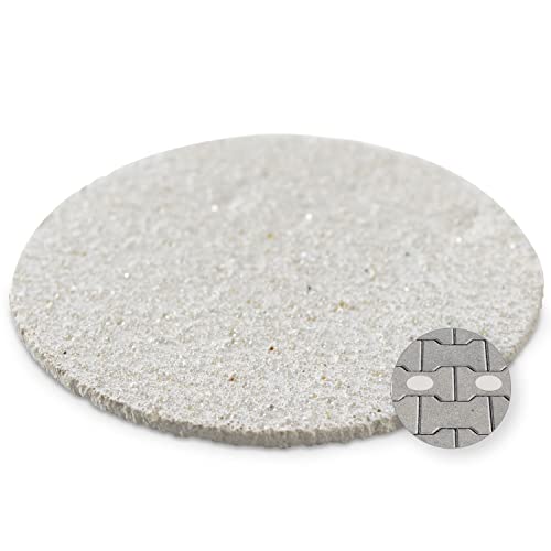 Thermoplastische Parkplatzmarkierung - Ø 8,0 cm - Farbe: Weiß - Markierungspunkte - Zur Kennzeichnung von Pflastersteinen und Parkplätzen - Betriebsausstattung24 von Betriebsausstattung24