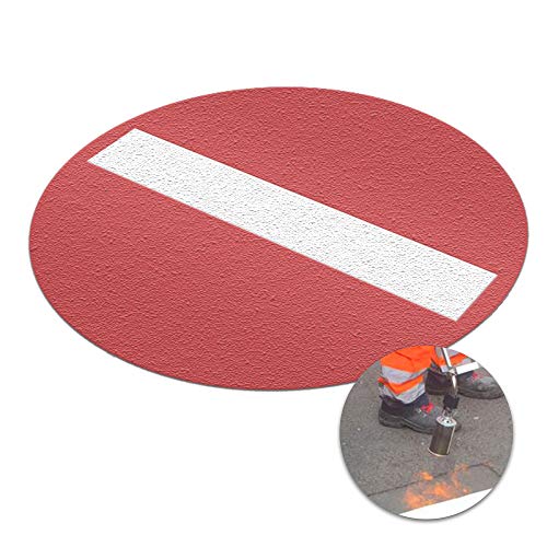 Betriebsausstattung24 Thermoplastische Verkehrszeichen „Verbot der Einfahrt“ - Thermoplastische Bodenmarkierung - Straßenmarkierung - Thermoplastik Betriebsausstattung24 Thermoplastische Verkehrszeichen „Verbot der Einfahrt“ - Thermoplastische Bodenmarkierung - Straßenmarkierung - Thermoplastik von Betriebsausstattung24