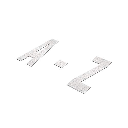 Betriebsausstattung24 Thermoplastischer Buchstabe U - 50,0 cm - Bodenmarkierung Alphabet - Zeichen von A-Z - Zur Kennzeichnung von Verkehrswegen - Thermoplastik Betriebsausstattung24 Thermoplastischer Buchstabe U - 50,0 cm - Bodenmarkierung Alphabet - Zeichen von A-Z - Zur Kennzeichnung von Verkehrswegen - Thermoplastik von Betriebsausstattung24