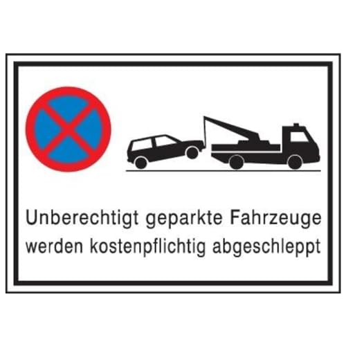 Format 4044589014832 – Parkverbotschild Alu 600 x 400 mm. abschl von FORMAT