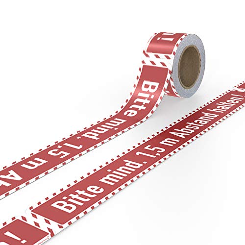 SafetyMarking 315572 Abstand halten Bodenmarkierung von Betriebsausstattung24