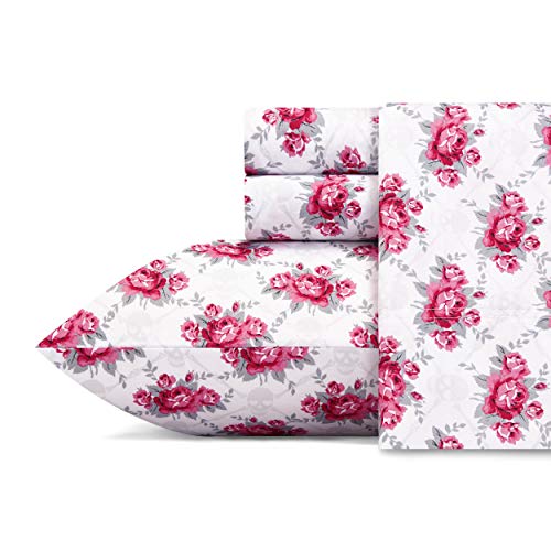 Betsey Johnson Sheet Set, Polyester, Skull Rose, Twin von Betsey Johnson