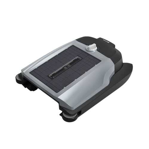 Betta Flex Solarbetriebener Pool-Skimmer Roboter - Kabellos mit Dual-Reinigungsmodi, Soft-Touch-Poolschutz Kompatibel mit Infinity Edge, In-Ground & Above-Ground Pools (Grau) von Betta