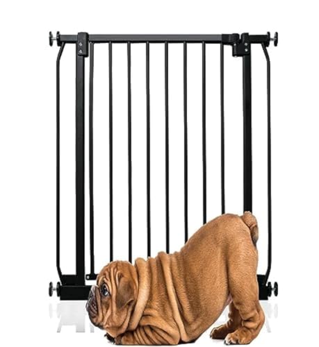 Bettacare Elite Druck-Hundegitter Schmal, 65.5cm - 74.5cm, Mattschwarz, Schmales Druckbefestigungs-Tiergitter für Hunde und Welpen, Haustier- und Hundesperre, Einfache Installation von Bettacare