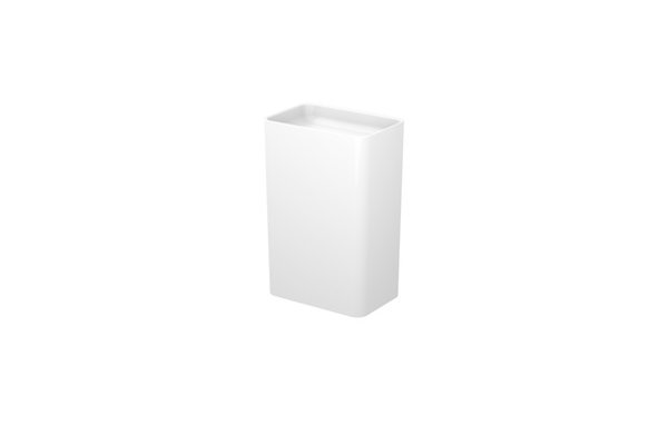 Bette Art Waschtisch Monolith ohne Hahnloch, A183 600 x 400 mm, Farbe: Weiß von Bette