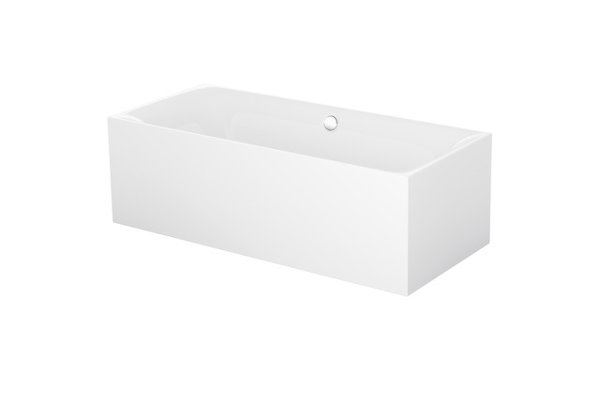 Bette Lux Silhouette, 180x80cm, freistehende Badewanne, 3441CFXXS, Farbe: Weiß mit BetteGlasur Plus von Bette
