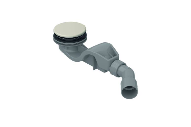 Bette SOLID 50 Ablaufgarnitur, seitlich, Ablaufleistung 0,6 l/s, mit Antirutsch Pro oder Sense, B598-441AY von Bette