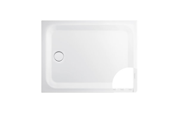 Bette Ultra Rechteck-Duschwanne mit Minimum-Wannenträger, 1100x750x35mm, 8727, Farbe: Graphite von Bette