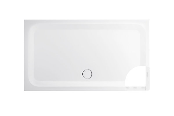 Bette Ultra Rechteck-Duschwanne mit Minimum-Wannenträger, 1700x1000x35mm, Glasur Plus, 5806, Farbe: Cream von Bette