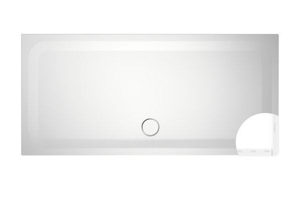 Bette Ultra Rechteck-Duschwanne mit Minimum-Wannenträger, 2000x900x35mm, Glasur Plus, 5974, Farbe: Flax - 5974-423PLUS,T1 von Bette
