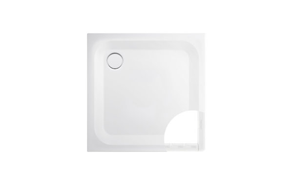 Bette Ultra Rechteck-Duschwanne mit Minimum-Wannenträger 800x700x25mm, mit Antirutsch Pro, 5679, Farbe: Taupe Dekor von Bette