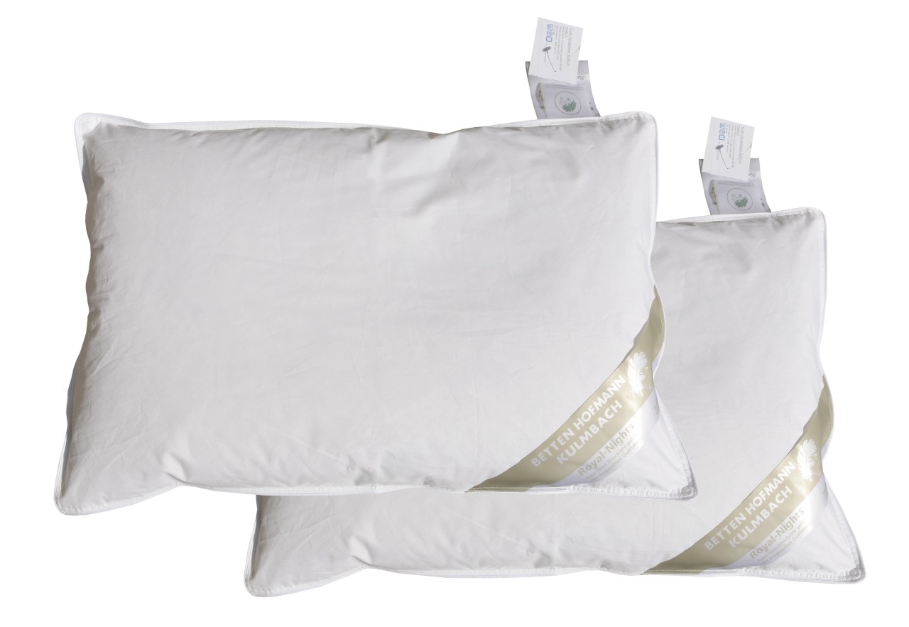 2 Stück Betten Hofmann Kinder Baby Daunenkissen 40x60 cm medium 100 g ungesteppt 2 Stück Betten Hofmann Kinder Baby Daunenkissen 40x60 cm medium 100 g ungesteppt von Betten Hofmann