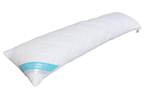 Betten Hofmann Relax Orthopädisches Seitenschläferkissen Lagerungskissen Stillkissen 40 X 140 cm mit Reißverschluß, Füllung regulierbar, waschbar, Bezug Baumwolle von Betten Hofmann