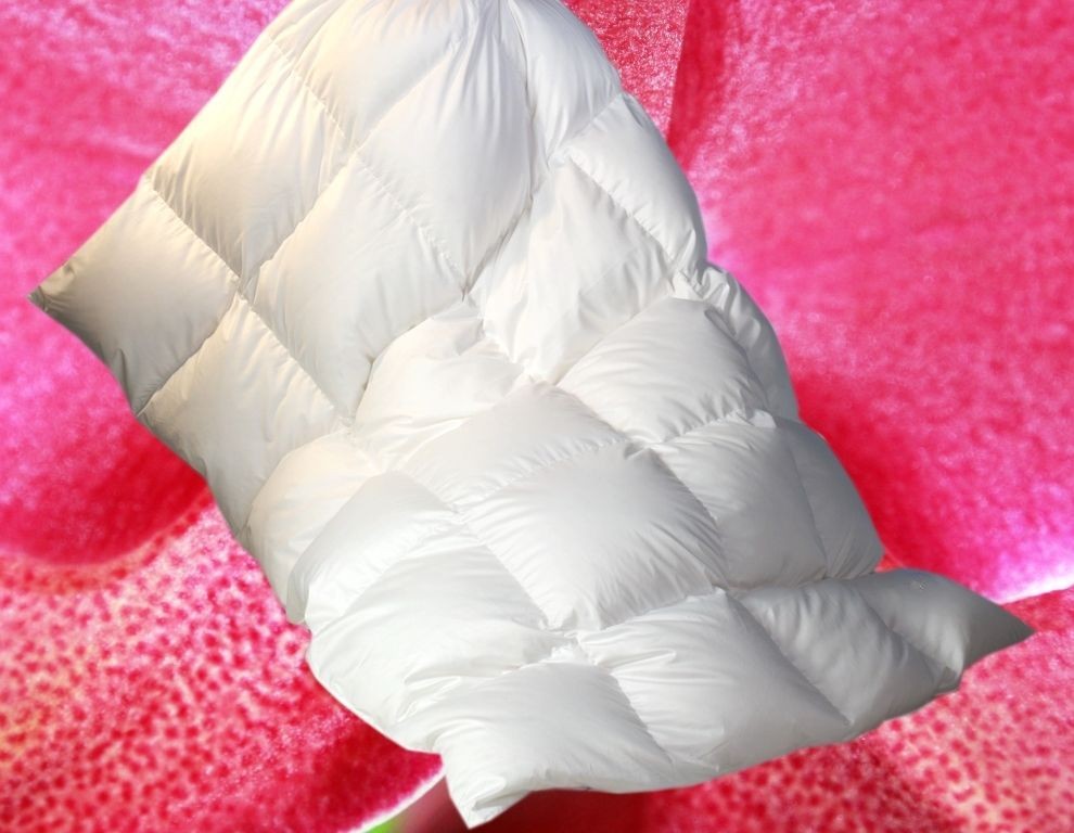 Luxus Kassetten Daunenbett Daunendecke 4x6 155x220 100% neue weiße Daunen von Betten Hofmann