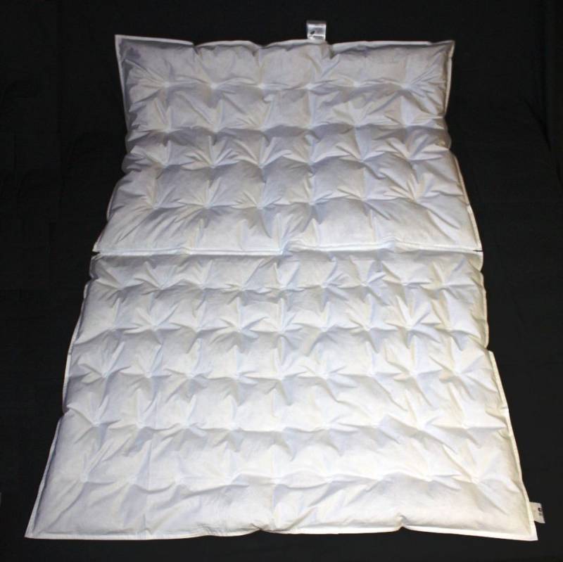 Betten Hofmann Mini Maxi Combi Kinder Ganzjahres Daunendecke 100x135 - 135x200 von Betten Hofmann