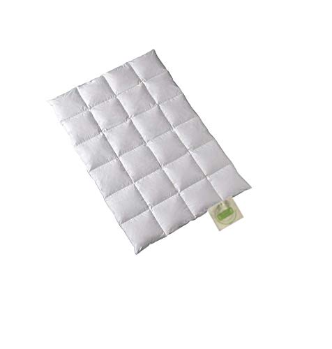 Öko Daune Ganzjahresdecke 100% Daune recycelt nachhaltig ökologisch wertvoll Kassettendecke vom Betten Fachgeschäft (240x220 cm) von betten-traum-land