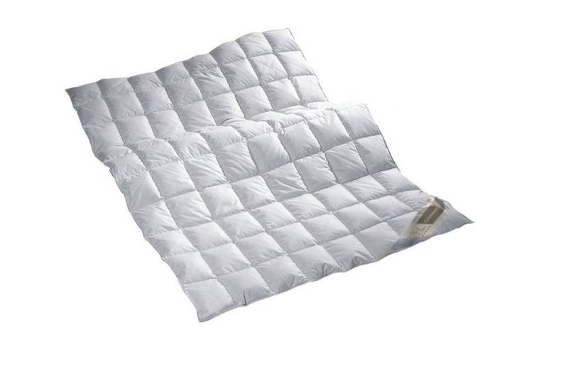 Sanders Kauffmann Daunenbettdecke first class Daunendecke extra leichte Sommerdecke, Füllung: Daune Klasse 1, weiches Inlett, Bezug, Top Preis Leistung von Sanders Kauffmann