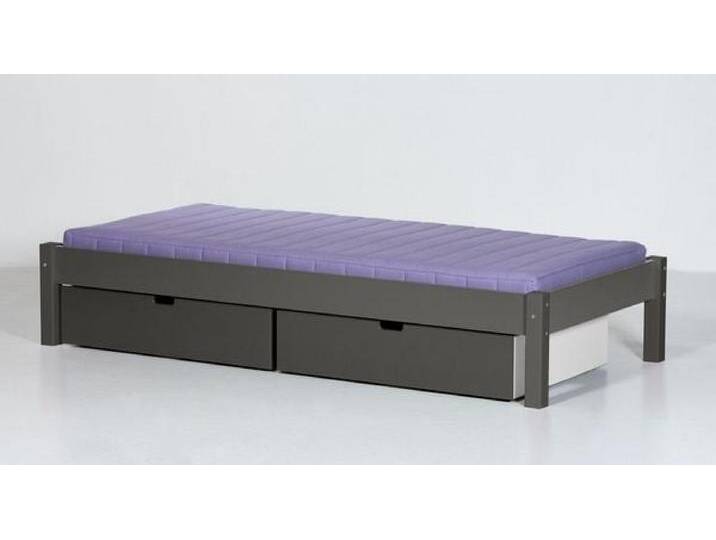 Bett Kids Town Color Buche teilmassiv ohne Kopfteil mit Schubkasten und Lattenrost 90x200cm Blau Bett Kids Town Color Buche teilmassiv ohne Kopfteil mit Schubkasten und Lattenrost 90x200cm Blau von Betten.de