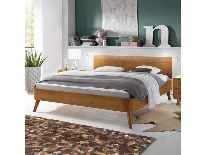 Bett Manouba Eiche Massivholz 160x200cm von Betten.de