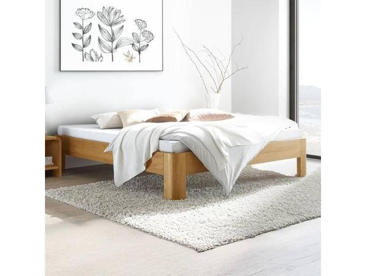 Bett Santa Clara Eiche Massivholz ohne Kopfteil 180x210cm klassischer Stil Bett Santa Clara Eiche Massivholz ohne Kopfteil 180x210cm klassischer Stil von Betten.de