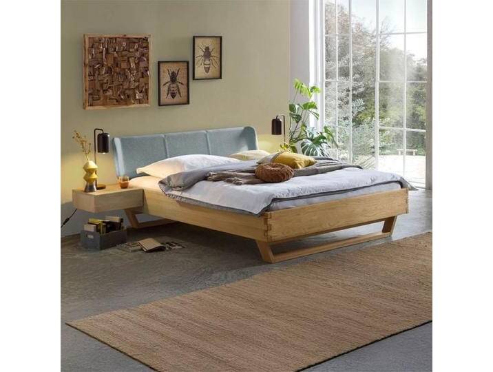 Bett Ubaldo Komfort Wildeiche Massivholz 160x200cm rustikal, höhenverstellbar von Betten.de