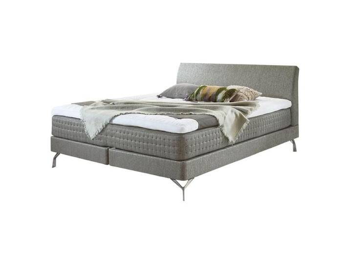 Boxspringbett Barima Webstoff 200x200cm Taschenfederkern-Box Härtegrad: H5 Hellgrau retro/vintage, mit Partnerbezug Boxspringbett Barima Webstoff 200x200cm Taschenfederkern-Box Härtegrad: H5 Hellgrau retro/vintage, mit Partnerbezug von Betten.de