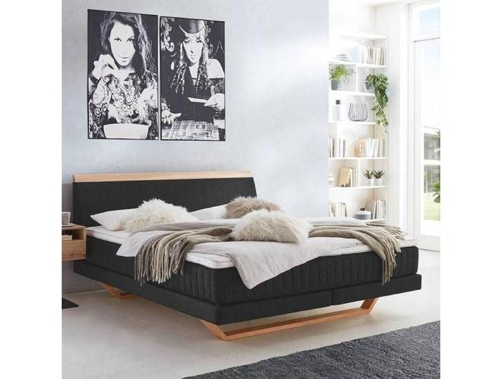 Boxspringbett Imandra Eiche Webstoff 180x210cm Taschenfederkern-Box Härtegrad: H2 skandinavisch, mit Partnerbezug Boxspringbett Imandra Eiche Webstoff 180x210cm Taschenfederkern-Box Härtegrad: H2 skandinavisch, mit Partnerbezug von Betten.de