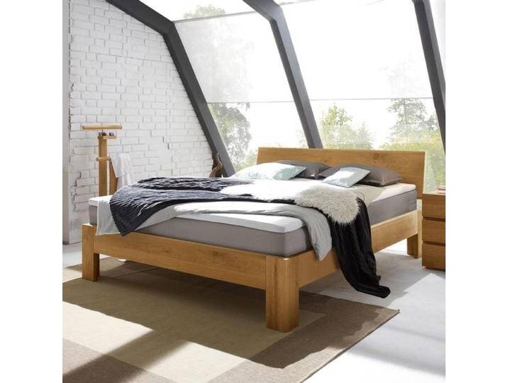 Boxspringbett Kingston Eiche Massivholz 120x210cm TTF-Box Härtegrad: H3 klassischer Stil von Betten.de