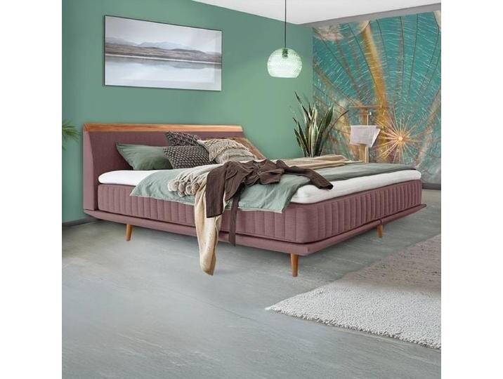 Boxspringbett Mavilla Eiche Webstoff 140x210cm Taschenfederkern-Box Härtegrad: H3 skandinavisch Boxspringbett Mavilla Eiche Webstoff 140x210cm Taschenfederkern-Box Härtegrad: H3 skandinavisch von Betten.de