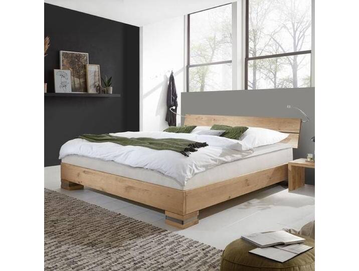 Boxspringbett Mexiana Wildeiche Massivholz 100x210cm TTF-Box Härtegrad: H3 rustikal von Betten.de