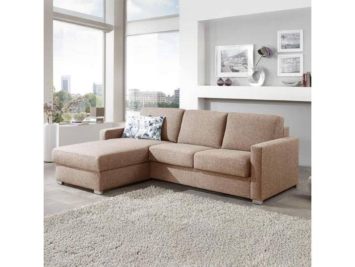 Eck-Schlafsofa Lelio Webstoff mit Lattenrost und Bettkasten Ottomane links Kunstfaser H:86cm/B:258cm/T:178cm klappbar modern Eck-Schlafsofa Lelio Webstoff mit Lattenrost und Bettkasten Ottomane links Kunstfaser H:86cm/B:258cm/T:178cm klappbar modern von Betten.de