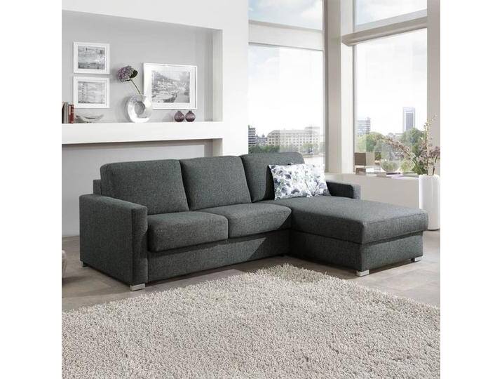 Eck-Schlafsofa Lelio Webstoff mit Lattenrost und Bettkasten Ottomane rechts Kunstfaser H:86cm/B:258cm/T:178cm Dunkelgrau klappbar Eck-Schlafsofa Lelio Webstoff mit Lattenrost und Bettkasten Ottomane rechts Kunstfaser H:86cm/B:258cm/T:178cm Dunkelgrau klappbar von Betten.de