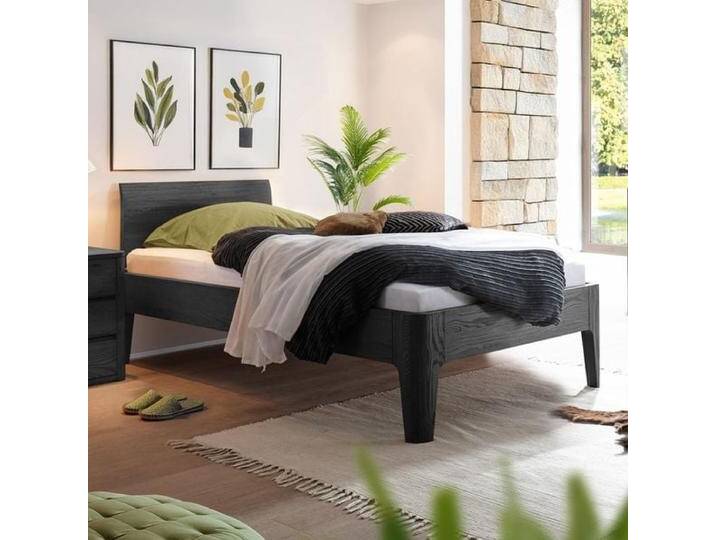 Einzelbett Ambato Eiche Massivholz 120x200cm klassischer Stil, Mit Kopfteil Einzelbett Ambato Eiche Massivholz 120x200cm klassischer Stil, Mit Kopfteil von Betten.de