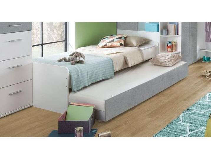 Jugendbett Porvenir 90x200cm Weiß ausziehbar von Betten.de