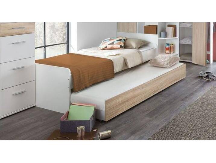 Jugendbett Solero 90x200cm Weiß ausziehbar Jugendbett Solero 90x200cm Weiß ausziehbar von Betten.de