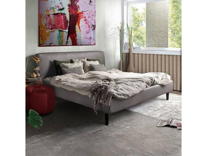 Polsterbett Elas Komfort Webstoff 160x200cm Hellgrau retro/vintage von Betten.de