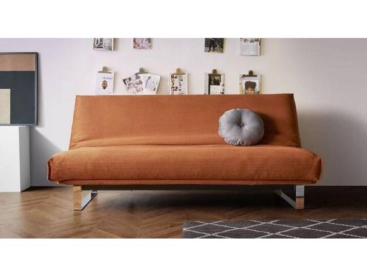 Schlafsofa Koshai Webstoff/Cord mit Lattenrost und Stauraum Mischgewebe H:90cm/B:200cm/T:100cm Relaxfunktion klassischer Stil von Betten.de