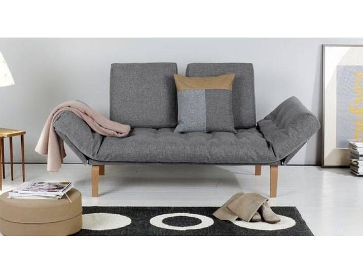 Schlafsofa Steward Webstoff/Cord mit Lattenrost Mischgewebe H:67cm/B:200cm/T:90cm skandinavisch von Betten.de