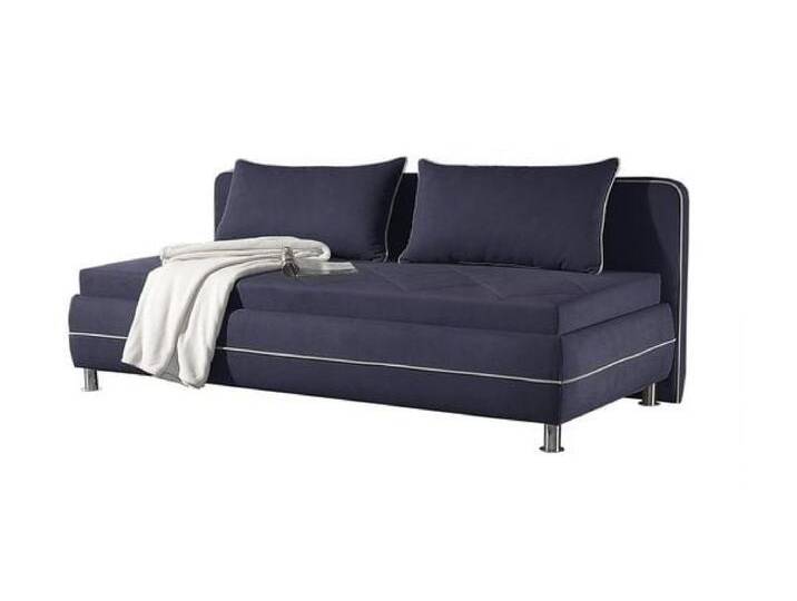Sofaliege Vitana Webstoff mit Bettkasten Kunstfaser H:82cm/B:213cm/T:116cm Blau klassischer Stil von Betten.de