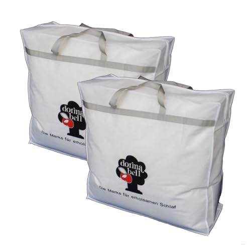 Aufbewahrungstasche Bettdecken 2 Stück 65x60x25 cm – staubdicht & atmungsaktiv mit Reißverschluss & Tragegriffen – Aufbewahrung für Kissen Decken Schlafsäcke Textilien – waschbar Aufbewahrungstasche Bettdecken 2 Stück 65x60x25 cm – staubdicht & atmungsaktiv mit Reißverschluss & Tragegriffen – Aufbewahrung für Kissen Decken Schlafsäcke Textilien – waschbar von Bettenhaus Breuer