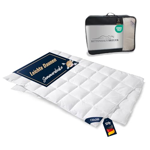 Daunenpass I Sommer Daunen I Bettdecke I Sommerbett I Sommerdecke I 320g I 135x200 Daunenpass I Sommer Daunen I Bettdecke I Sommerbett I Sommerdecke I 320g I 135x200 von Bettenhaus Breuer