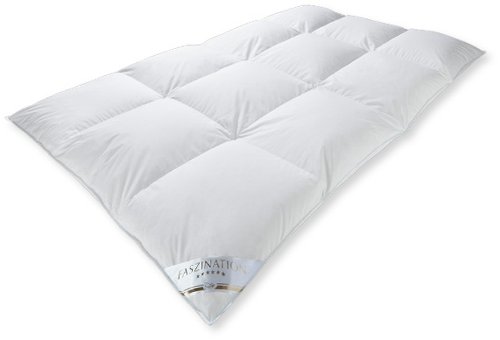 Bettenhaus Daunendecke, Kassette, Winter sehr warm, 135x200 cm, 90% Daunen / 10% Federn, kanadisch, 1320 gr. von Bettenhaus